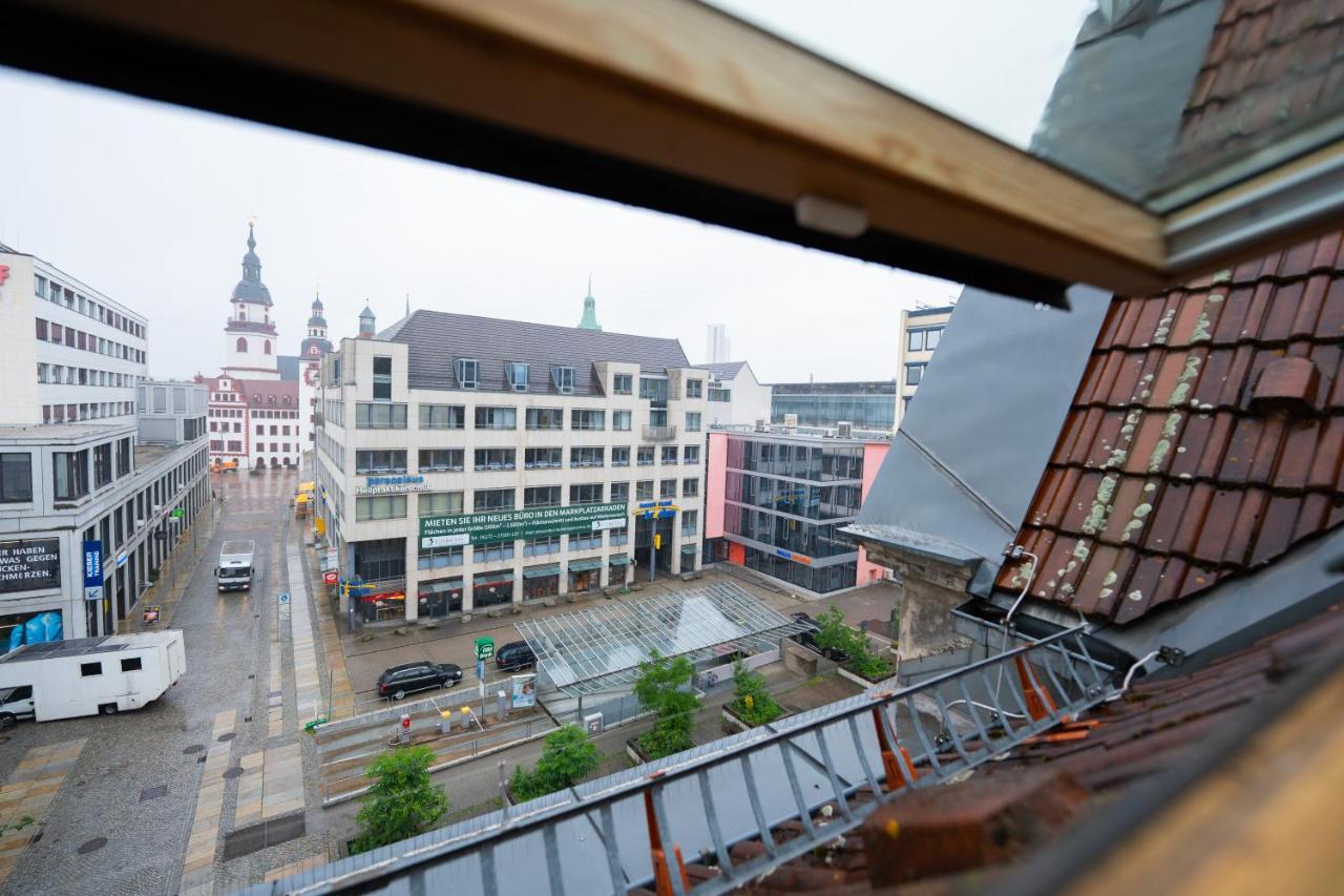 Apartment Im Historischen Altbau Am Marktplatz - Disney+, 300Mb/S Internet Chemnitz Eksteriør bilde